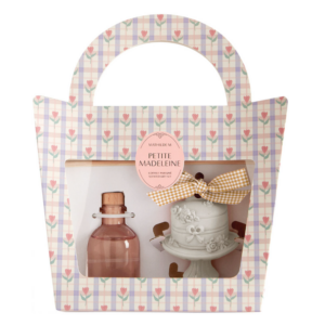 Coffret diffuseur de parfum 50 ml et décor Gourmandises d'Été - Petite Madeleine