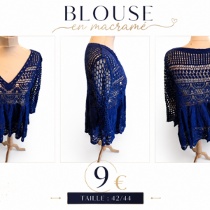 blouse macramé