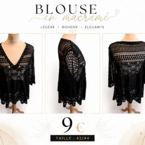 blouse macramé